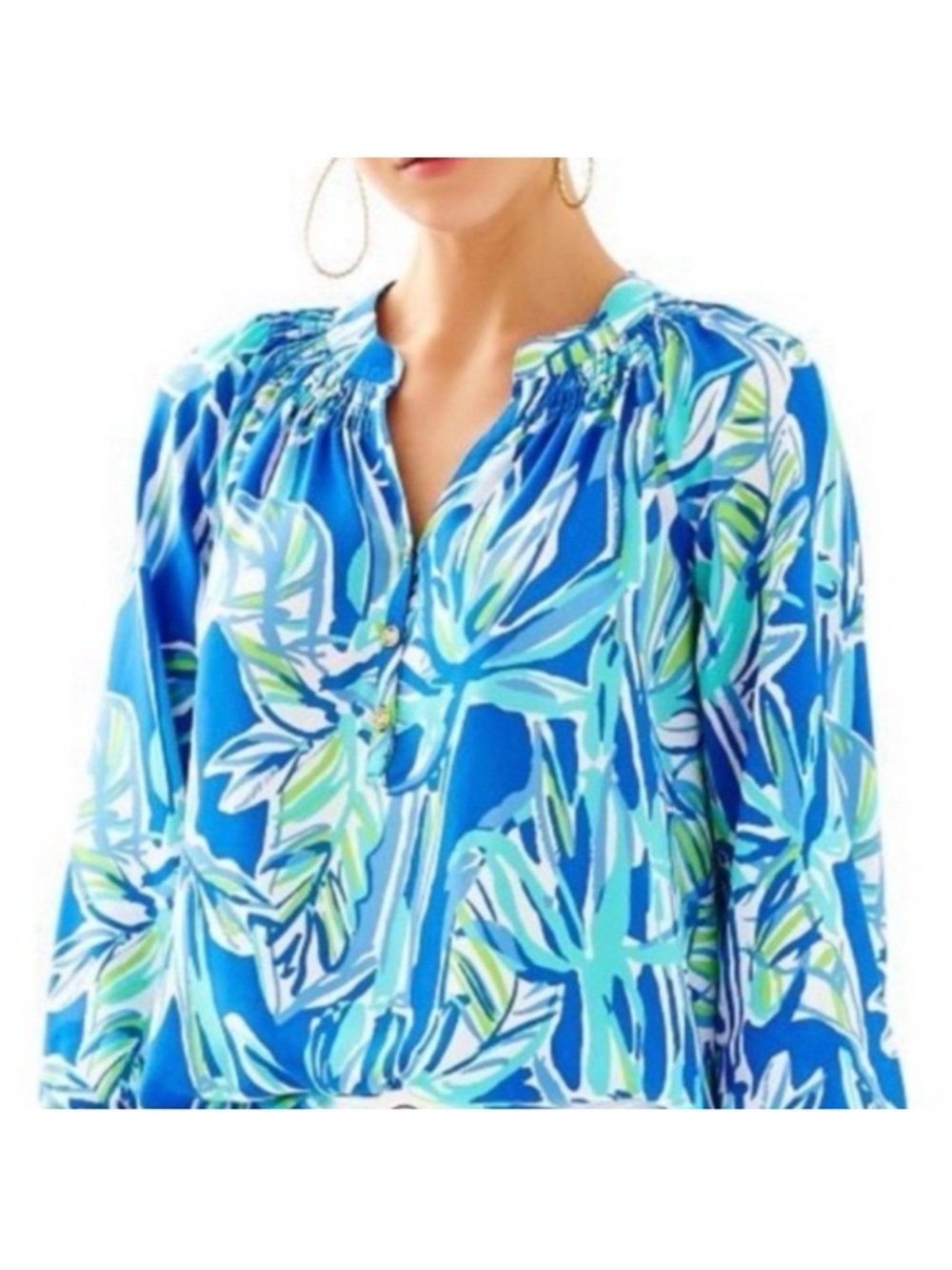 Lilly Pulitzer Elsa Blouse XL - Picture 6 of 8
